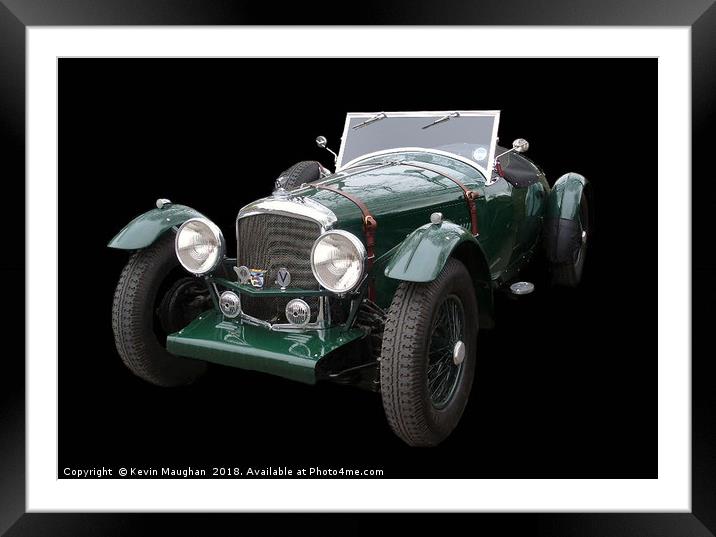 Bentley Classic 1948 Framed Mounted Print by Kevin Maughan