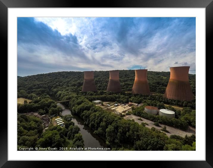 The former power station at Ironbridge Gorge Framed Mounted Print by Jonny Essex