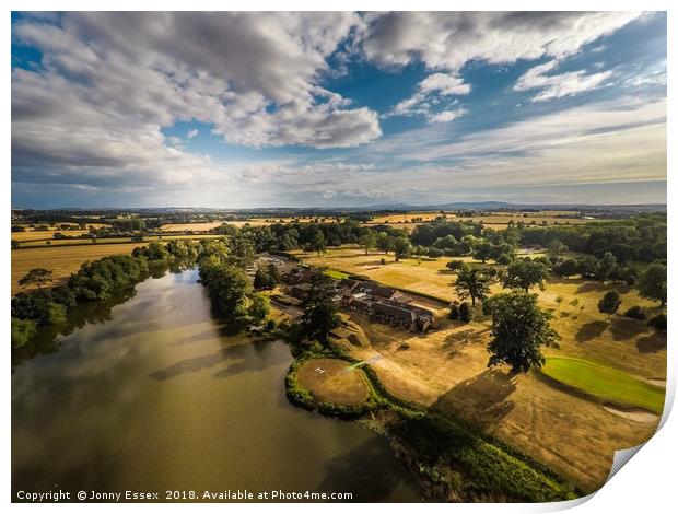 The stunning Patshull Golf course, Country park Print by Jonny Essex