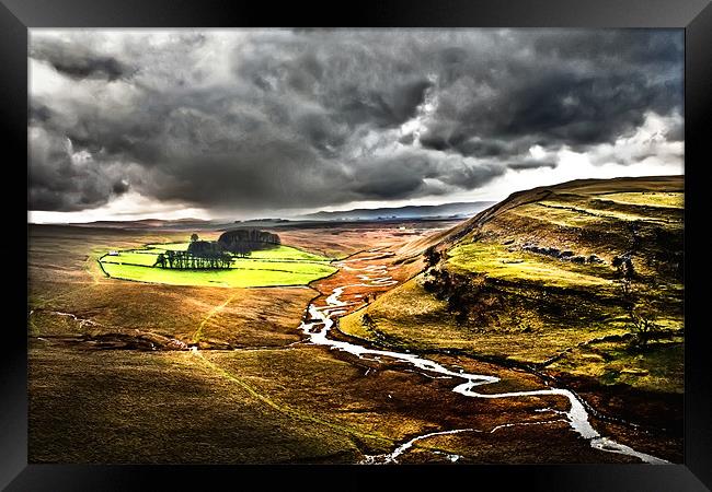 Potters Valley Framed Print by Jim kernan