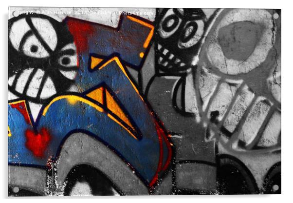 Graffiti 1 Acrylic by Alan Harman