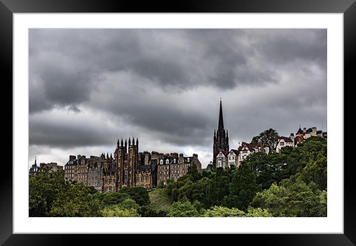 View from Princess Street Framed Mounted Print by Alan Sinclair