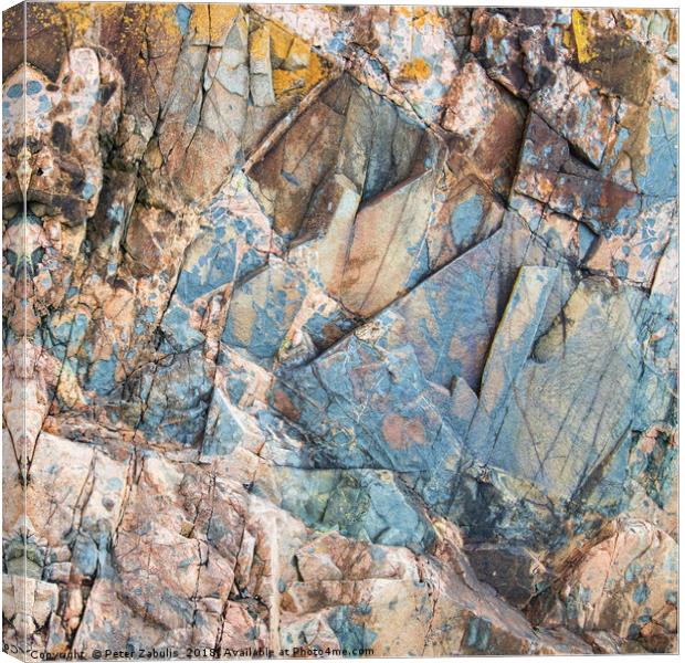 Jersey Rock Canvas Print by Peter Zabulis