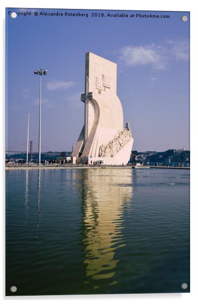 Monument to the Discoveries, Lisbon, Portugal Acrylic by Alexandre Rotenberg