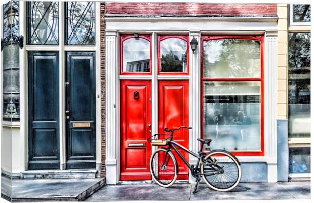 Amsterdam Doors Canvas Print by Valerie Paterson