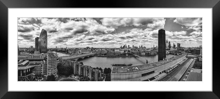 London Panorama Framed Mounted Print by Scott Anderson