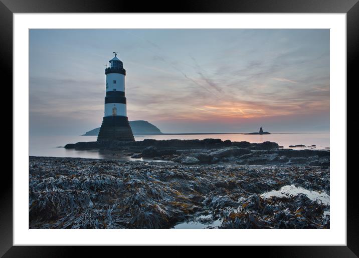 Penmon lighthouse Framed Mounted Print by Rory Trappe