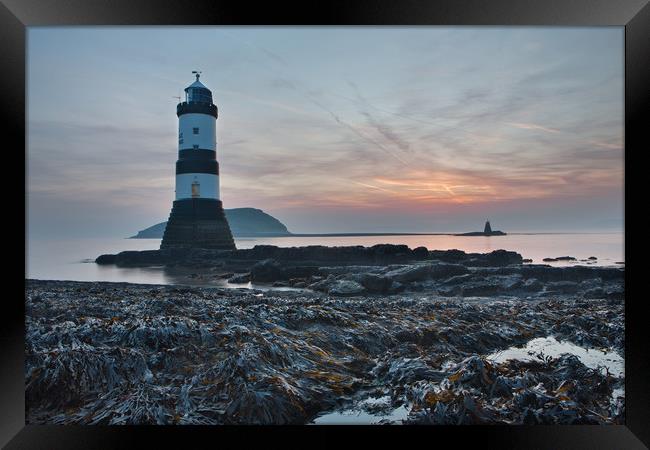 Penmon lighthouse Framed Print by Rory Trappe