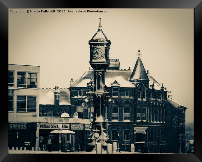 The Clock Framed Print by NKH10 Photography