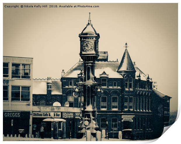 The Clock Print by NKH10 Photography