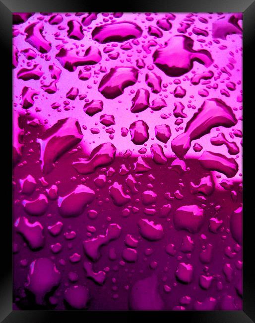 molten pink Framed Print by Heather Newton