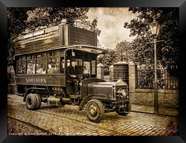 Nostalgic Journey Aboard Daimler Omnibus Framed Print by Colin Metcalf