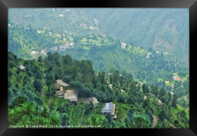            Galiaat Pakistan                        Framed Print by Zahra Majid