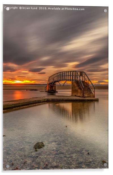 Bridge at Dunbar Acrylic by bryan hynd