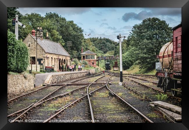 Historical Rowley Station Rebirth Framed Print by Colin Metcalf