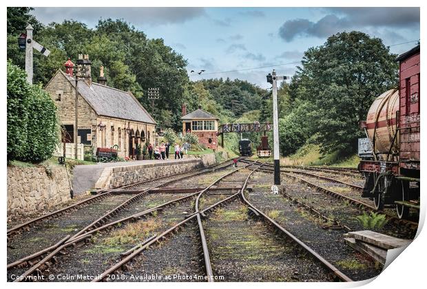 Historical Rowley Station Rebirth Print by Colin Metcalf