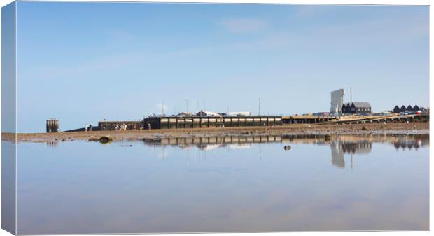 Whitstable Reflected Canvas Print by Ian Hufton