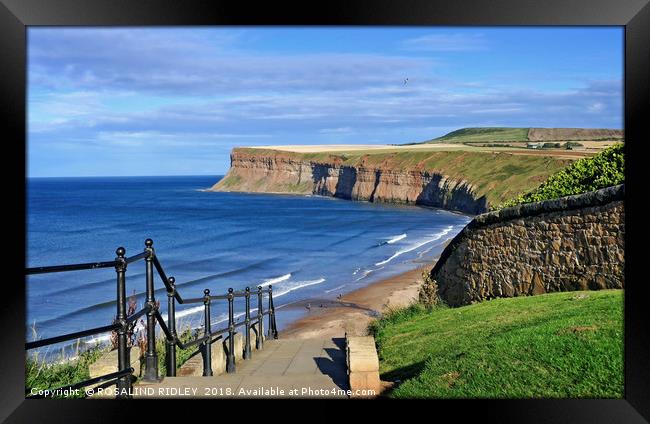 "Saltburn-by-the-sea" Framed Print by ROS RIDLEY