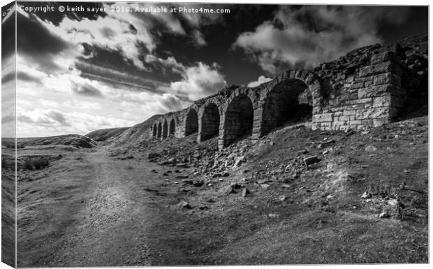 Ironstone kilns Rosedale Canvas Print by keith sayer