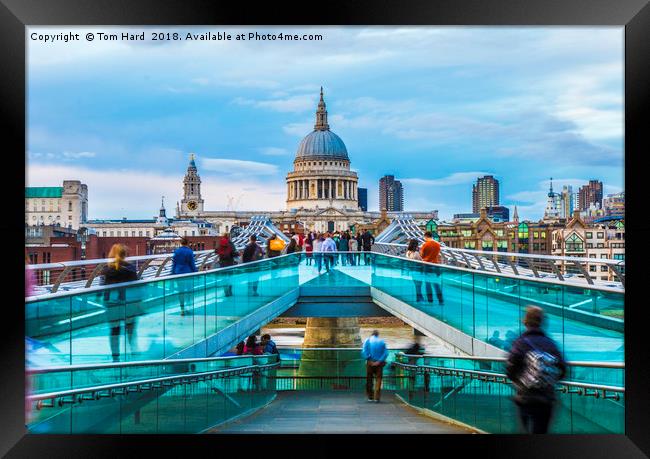 St Paul's Cathedral Framed Print by Tom Hard