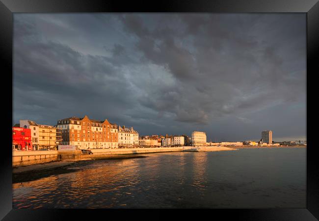 Margate Seafront Framed Print by Ian Hufton