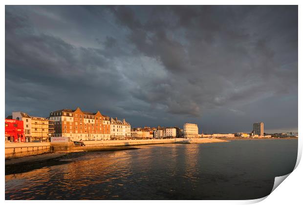 Margate Seafront Print by Ian Hufton