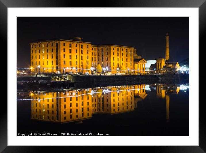 Royal Albert Dock  Framed Mounted Print by David Chennell