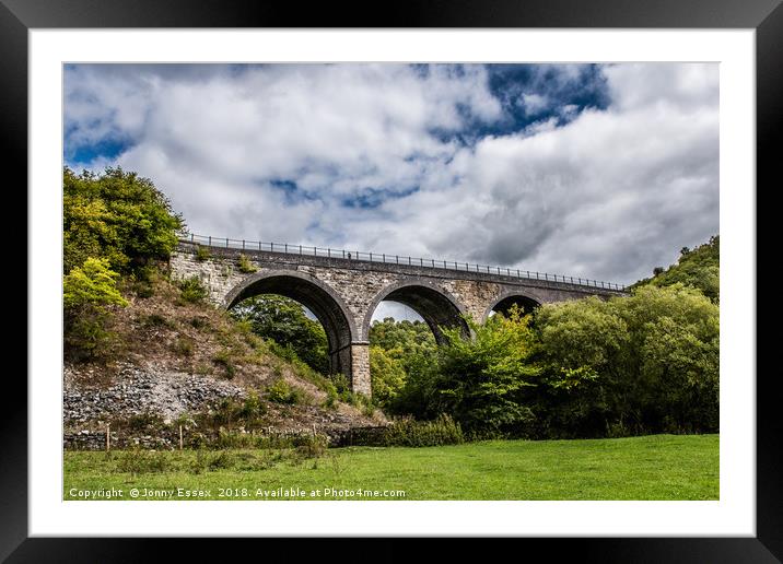 Monsal Viaduct, Bakewell, Derbyshire Framed Mounted Print by Jonny Essex