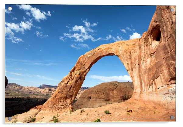 Corona arch in Utah state park Acrylic by Thomas Baker