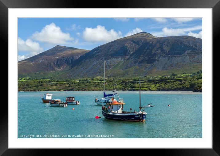 Trefor and the Lleyn Peninsula  Framed Mounted Print by Nick Jenkins