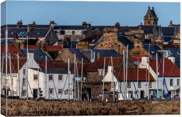 Anstruther Rooftops Canvas Print by Alan Sinclair