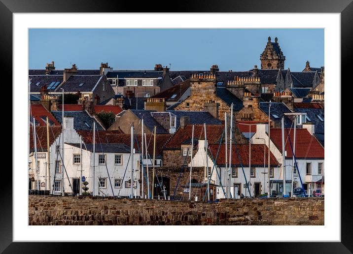 Anstruther Rooftops Framed Mounted Print by Alan Sinclair