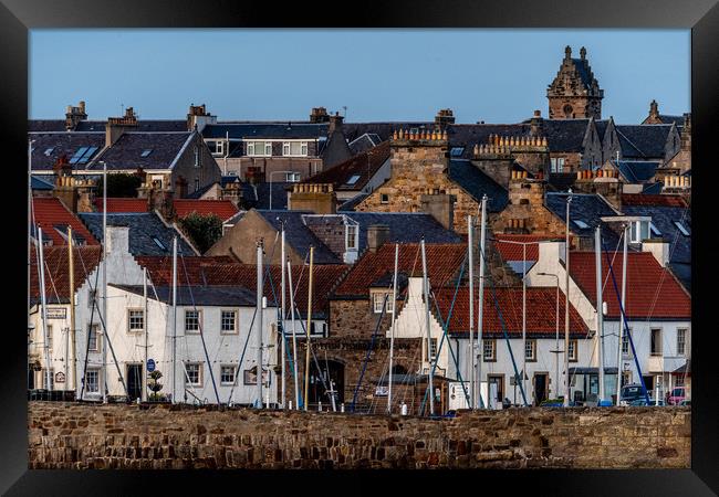 Anstruther Rooftops Framed Print by Alan Sinclair