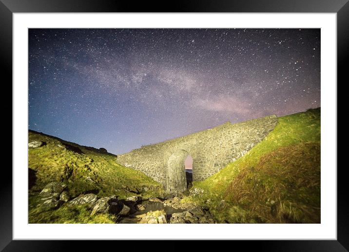 Remote night sky Framed Mounted Print by Garry Quinn