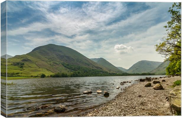 Brothers Water, Lake District Canvas Print by Images of Devon
