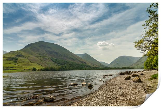 Brothers Water, Lake District Print by Images of Devon