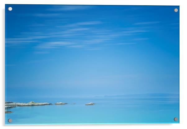 Blue Skies Acrylic by Robert McCristall