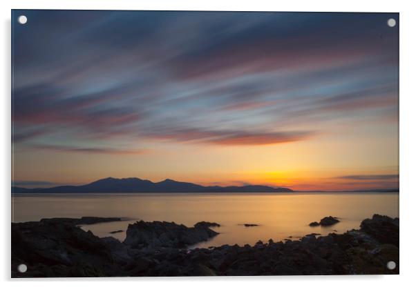 Isle of Arran  Acrylic by Robert McCristall