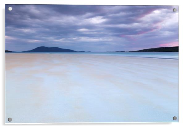 Luskentyre with Chaipavel in the distance Acrylic by Robert McCristall