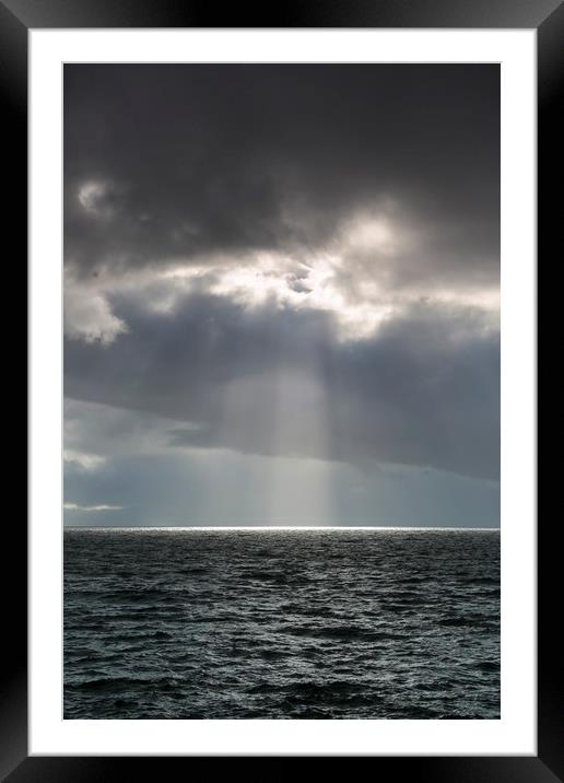 Heavenly spotlight Framed Mounted Print by Robert McCristall