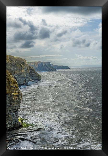 The Glamorgan Heritage Coast from Southerndown Framed Print by Nick Jenkins