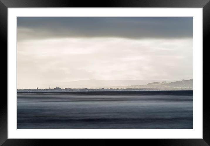 Ayr in Storm Framed Mounted Print by Robert McCristall