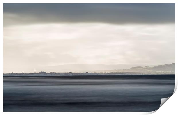 Ayr in Storm Print by Robert McCristall