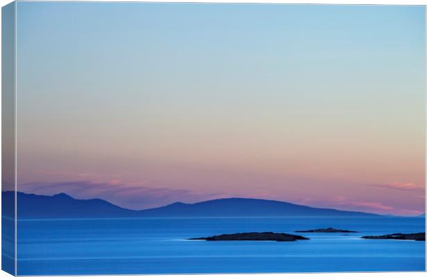 Whale Rocks in sunset  Canvas Print by Robert McCristall
