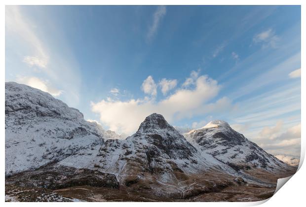 Gear Aonach of the Three sisters Print by Robert McCristall