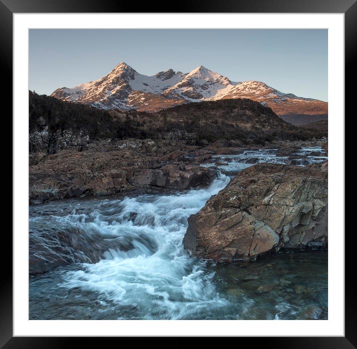 River Sligachan Isle of Skye Framed Mounted Print by Robert McCristall