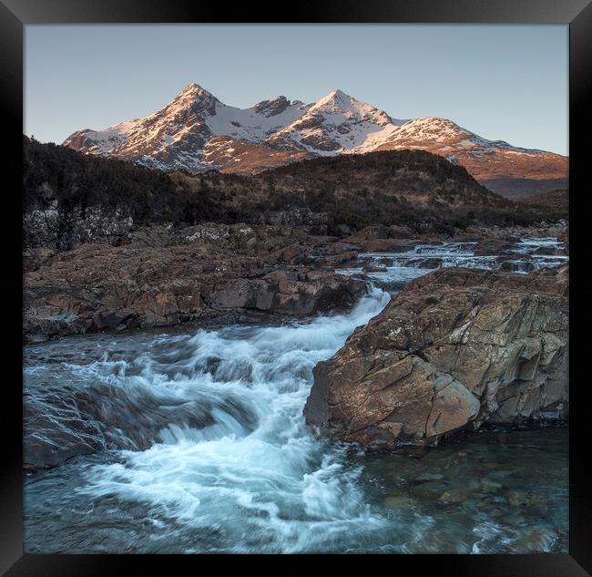 River Sligachan Isle of Skye Framed Print by Robert McCristall