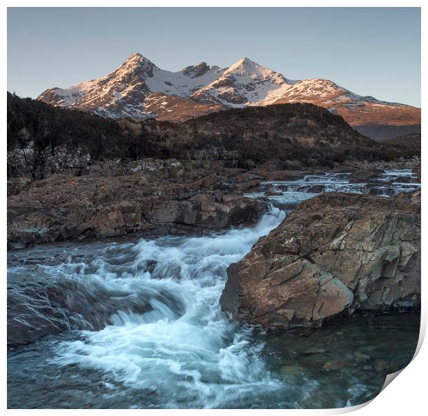 River Sligachan Isle of Skye Print by Robert McCristall