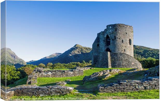Dolbadarn Castle Snowdonia North Wales Canvas Print by Nick Jenkins