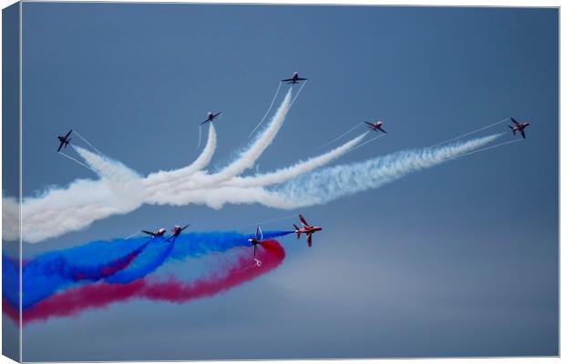 Red Arrows Canvas Print by Sam Smith